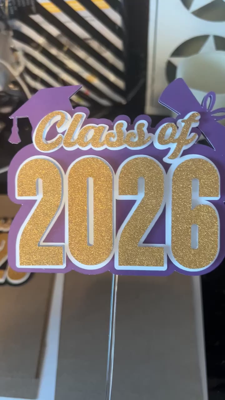 Graduation Cake Topper 2026